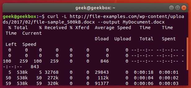 linux-curl-download-file