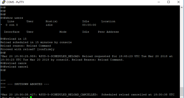 cisco avto-reload