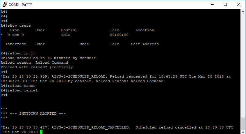cisco avto-reload